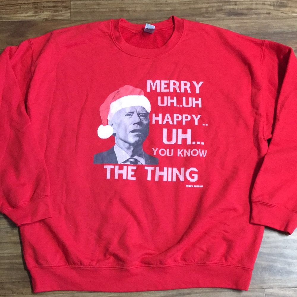 Joe Biden Ugly Christmas Sweatshirt